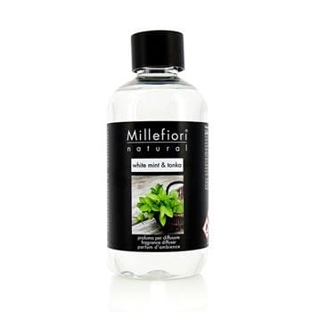 OJAM Online Shopping - Millefiori Natural Fragrance Diffuser Refill - White Mint & Tonka 250ml/8.45oz Home Scent