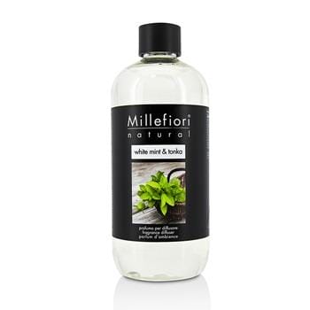 OJAM Online Shopping - Millefiori Natural Fragrance Diffuser Refill - White Mint & Tonka 500ml/16.9oz Home Scent