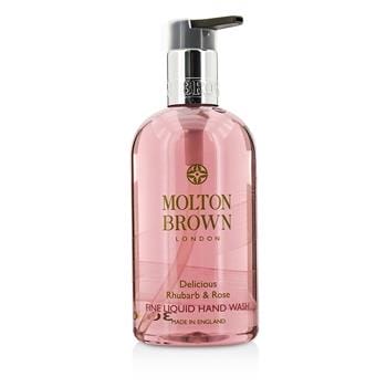 OJAM Online Shopping - Molton Brown Delicious Rhubarb & Rose Fine Liquid Hand Wash 300ml/10oz Skincare