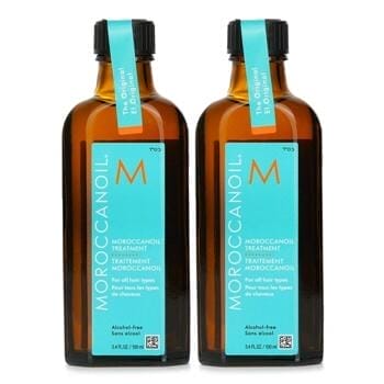 OJAM Online Shopping - Moroccanoil Moroccanoil Treatment - Original (For All Hair Types) Duo Set 200ml(100mlx2) Hair Care