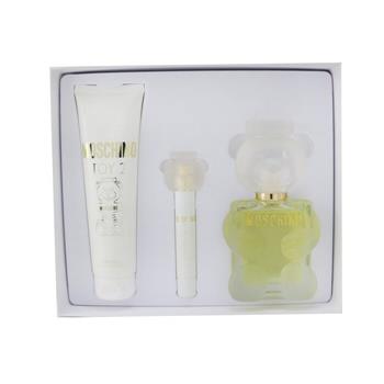 OJAM Online Shopping - Moschino Toy 2 Coffret: Eau De Parfum Spray 100ml/3.4oz + Body Lotion 150ml/5oz + Eau De Parfum Spray 10ml/0.3oz 3pcs Ladies Fragrance