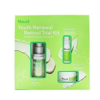 OJAM Online Shopping - Murad Youth Renewal Retinol Trial Kit: Retinol Youth Renewal Serum 15ml + Retinol Youth Renewal Eye Serum 5ml + Retinol Youth Renewal Night Cream 15ml 3pcs Skincare