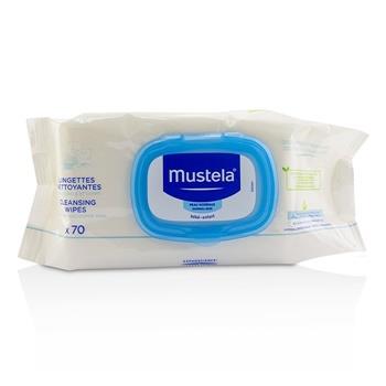 OJAM Online Shopping - Mustela Cleansing Wipes - Delicately Fragranced (For Normal Skin) 70wipes Skincare