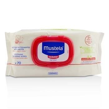 OJAM Online Shopping - Mustela Soothing Cleansing Wipes - Fragrance Free (For Very Sensitive Skin) 70wipes Skincare