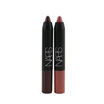 OJAM Online Shopping - NARS Velvet Matte Lip Pencil Duo Kit - Train Bleu / Intriguing 2x1.8g/0.06oz Make Up