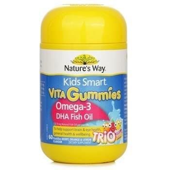 OJAM Online Shopping - NATURE'S WAY Nature's Way Kids Smart Vita Gummies Omega-3 DHA Fish Oil - 60 Gummies [Parallel Import] 60 Gummies Supplements