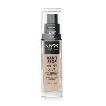 OJAM Online Shopping - NYX Can't Stop Won't Stop Full Coverage Foundation - # Porcelin 30ml/1oz Make Up