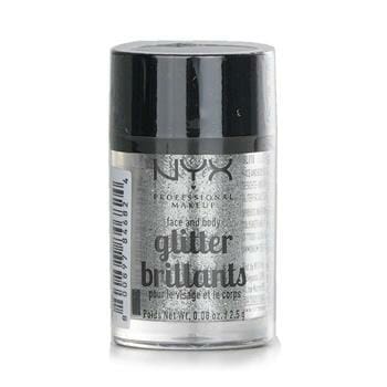OJAM Online Shopping - NYX Face & Body Glitter Brillants - # Silver 2.5g/0.08oz Make Up