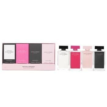 OJAM Online Shopping - Narciso Rodriguez For Her Miniatures Collection Coffret: For Her EDP+For Her DET+Fleur Musc EDP+Pure Musc EDP 4 x7.5ml/0.25oz Ladies Fragrance