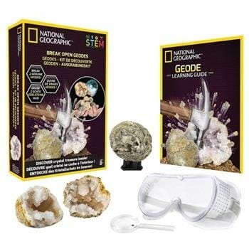 OJAM Online Shopping - National Geographic National Geographic Break Your Own Geode - 2pc 18 x 6 x 25cm Toys