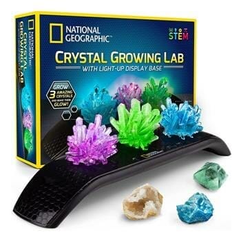 OJAM Online Shopping - National Geographic National Geographic Light Up Crystal Growing Kit 23 x 9 x 29cm Toys