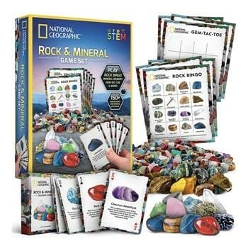 OJAM Online Shopping - National Geographic National Geographic Rock + Mineral Card Games 18 x 6 x 25cm Toys