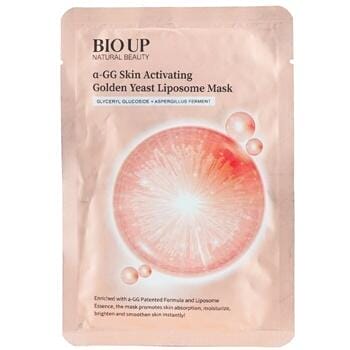 OJAM Online Shopping - Natural Beauty BIO UP a-GG Skin Activating Golden Yeast Liposome Mask 1sheet Skincare