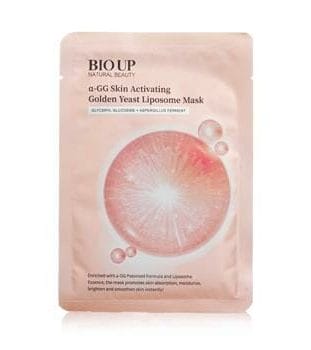 OJAM Online Shopping - Natural Beauty BIO UP a-GG Skin Activating Golden Yeast Liposome Mask 5 x 25ml/0.84oz Skincare