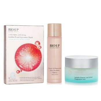 OJAM Online Shopping - Natural Beauty Natural Beauty BIO UP Treatment Essence 150ml + BIO UP a-GG Mask 5x25ml + mori beauty by Natural Beauty Day Cream 55g 3pcs Skincare