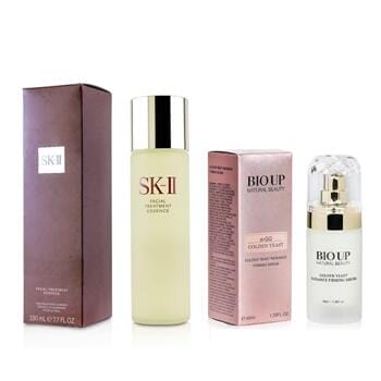 OJAM Online Shopping - Natural Beauty SK II Facial Treatment Essence 230ml + Natural Beauty Yeast Radiance Firming Serum 40ml 2pcs Skincare