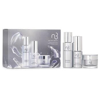 OJAM Online Shopping - Natural Beauty Travel Set: Hydrating Emulsion 30ml + Hydrating Radiance Essence 14ml + Revital Moisturising Gel Cream 14g 3pcs Skincare