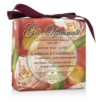 OJAM Online Shopping - Nesti Dante Gli Officinali Soap - Camellia & Cinnamon - Purifying & Sweetening 200g/7oz Skincare