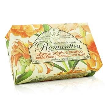 OJAM Online Shopping - Nesti Dante Romantica Sensuous Natural Soap - Noble Cherry Blossom & Basil 250g/8.8oz Skincare