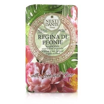 OJAM Online Shopping - Nesti Dante Triple Milled Vegetal Soap With Love & Care - Regina Di Peonie 250g/8.8oz Skincare