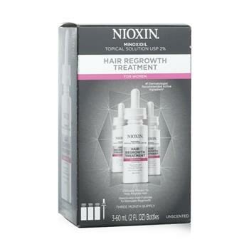 OJAM Online Shopping - Nioxin Minoxidil 2% Hair Regrowth Treatment For Women 3x60ml/2oz Hair Care