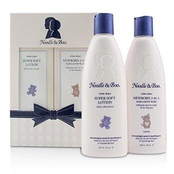 OJAM Online Shopping - Noodle & Boo Newborn Gift Set: Newborn 2-in-1 Hair & Body Wash 237ml/8oz + Super Soft Lotion - For Face & Body 237ml/8oz 2pc Skincare