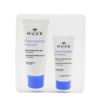 OJAM Online Shopping - Nuxe Creme Fraiche De Beaute 48HR Moisturising Cream Gift Set - For Normal Skin 30ml+15ml Skincare