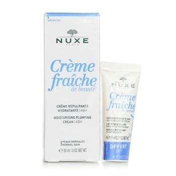 OJAM Online Shopping - Nuxe Creme Fraiche De Beaute 48HR Moisturising Plumping Cream Gift Set (For Normal Skin) 30ml+15ml Skincare