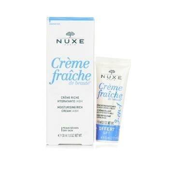 OJAM Online Shopping - Nuxe Creme Fraiche De Beaute 48HR Moisturising Rich Cream Gift Set (For Dry To Very Skin