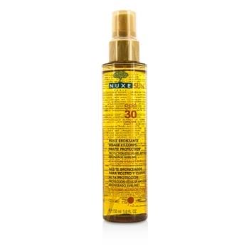OJAM Online Shopping - Nuxe Nuxe Sun Tanning Oil For Face & Body High Protection SPF 30 150ml/5oz Skincare