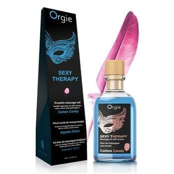 OJAM Online Shopping - ORGIE Lips Massage Kit  Cotton Candy Kissable Massage Oil 100ml/3.38oz Sexual Wellness