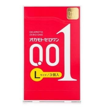 OJAM Online Shopping - Okamoto 0.01 Extra Thin Condom 3pcs - Large 3pcs/box Health