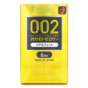 OJAM Online Shopping - Okamoto 0.02 Real Fit Condom 6pcs 6pcs/box Sexual Wellness