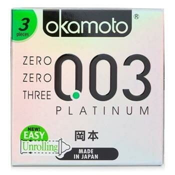 OJAM Online Shopping - Okamoto 0.03 Platinum Condom 3pcs 3pcs/box Sexual Wellness