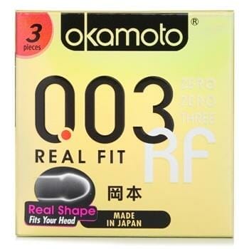 OJAM Online Shopping - Okamoto 0.03 Real Fit Condom 3pcs 3pcs/box Sexual Wellness