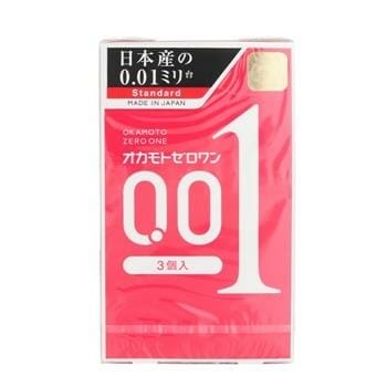 OJAM Online Shopping - Okamoto Okamoto  0.01 3 Pack condom Japan 3pcs/box Health