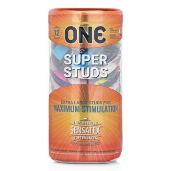 OJAM Online Shopping - One Super Studs Condom 12pcs 12pcs/box Health