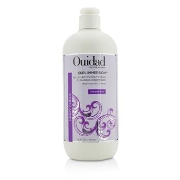 OJAM Online Shopping - Ouidad Curl Immersion No-Lather Coconut Cream Cleansing Conditioner (Kinky Curls) 500ml/16oz Hair Care