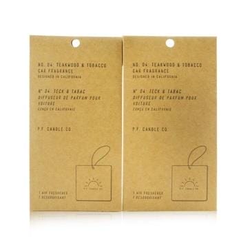 OJAM Online Shopping - P.F. Candle Co. Car Fragrance - Teakwood & Tobacco 1pcs Home Scent