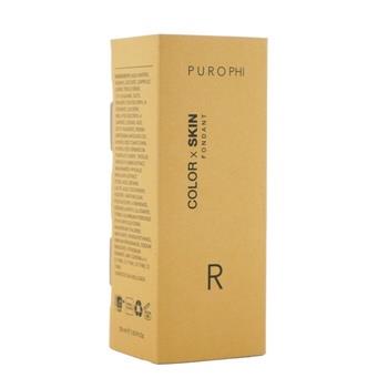 OJAM Online Shopping - PUROPHI Color x Skin Fondant Foundation - # R (Medium/Dark) 30ml/1.01oz Make Up