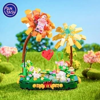 OJAM Online Shopping - Pantasy Magical Jungle Series - The Wizard of Flowers Building Bricks Set 15*13*22cm Toys