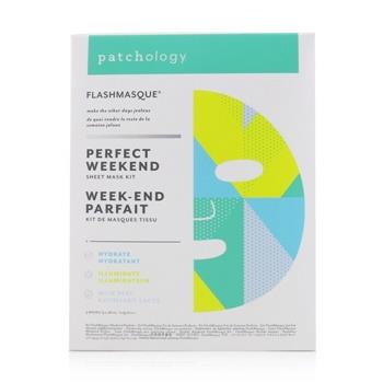 OJAM Online Shopping - Patchology FlashMasque 5 Minute Sheet Mask - Perfect Weekend Sheet Mask Kit: (Hydrate