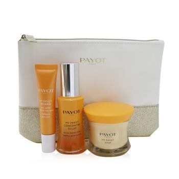 OJAM Online Shopping - Payot My Payot Energising Ritual 3-Pieces Set : Day Moisturiser 50ml + Eye Care 15ml + Serum 30ml 3pcs+1pouch Skincare