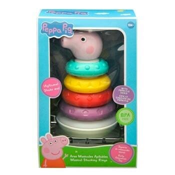 OJAM Online Shopping - Peppa Pig Stacking Rings 18x18x16cm Toys