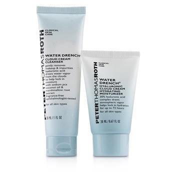 OJAM Online Shopping - Peter Thomas Roth Hyaluronic Happy Hour 2-Piece Kit: 1x Cleanser 30ml + 1x Moisturizer 20ml 2pcs Skincare