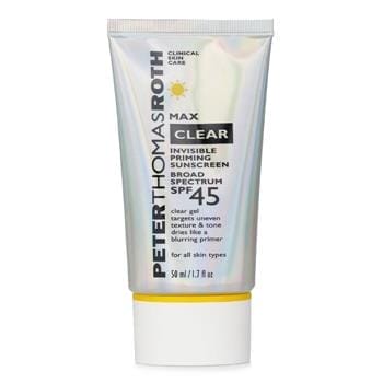 OJAM Online Shopping - Peter Thomas Roth Max Clear Invisible Priming Sunscreen SPF 45 50ml/1.7oz Skincare