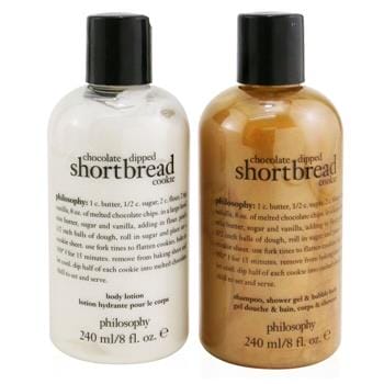 OJAM Online Shopping - Philosophy Chocolate-Dipped Shortbread Cookie 2-Pieces Gift Set: Shampoo