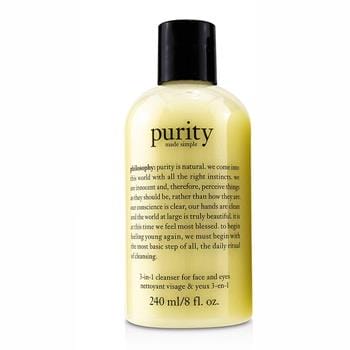 OJAM Online Shopping - Philosophy Purity Made Simple - 3-in-1 cleanser for face and eyes 240ml/8oz Skincare