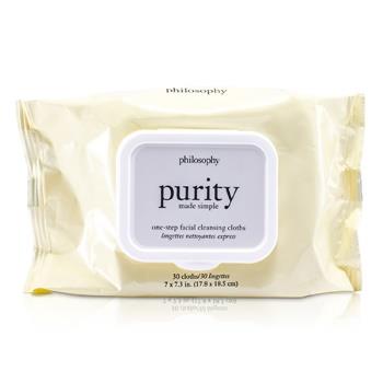 OJAM Online Shopping - Philosophy Purity Made Simple One-Step Facial Cleansing Cloths 30towlettes Skincare