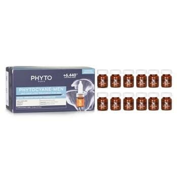 OJAM Online Shopping - Phyto PhytoCyane Anti-Hair Loss Treatment (For Men) 12x3.5ml/0.11oz Hair Care